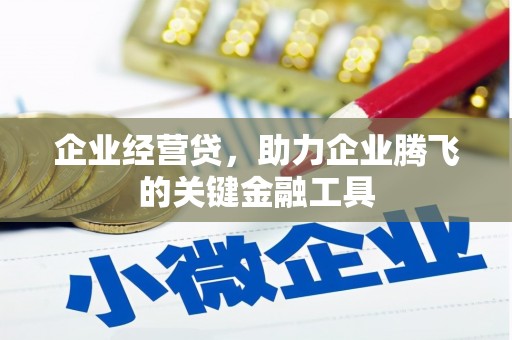 吉林企业经营贷，助力企业腾飞的关键金融工具