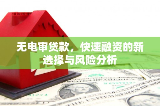 吉林无电审贷款，快速融资的新选择与风险分析