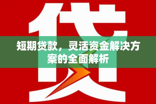 吉林短期贷款，灵活资金解决方案的全面解析