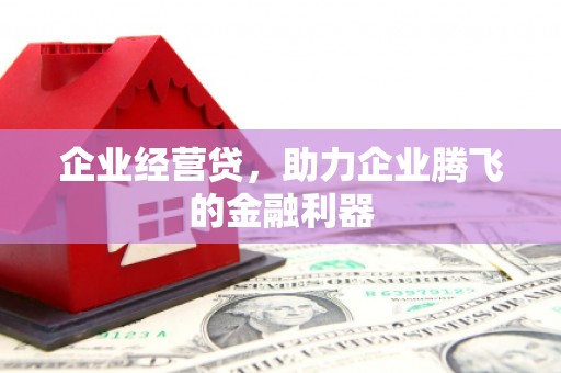 吉林企业经营贷，助力企业腾飞的金融利器