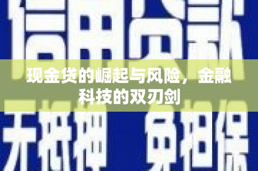 吉林现金贷的崛起与风险，金融科技的双刃剑