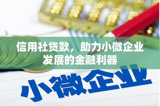吉林信用社贷款，助力小微企业发展的金融利器