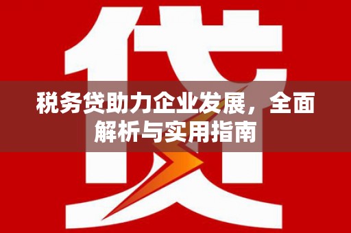 吉林税务贷助力企业发展，全面解析与实用指南