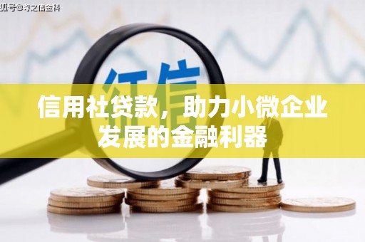 吉林信用社贷款，助力小微企业发展的金融利器